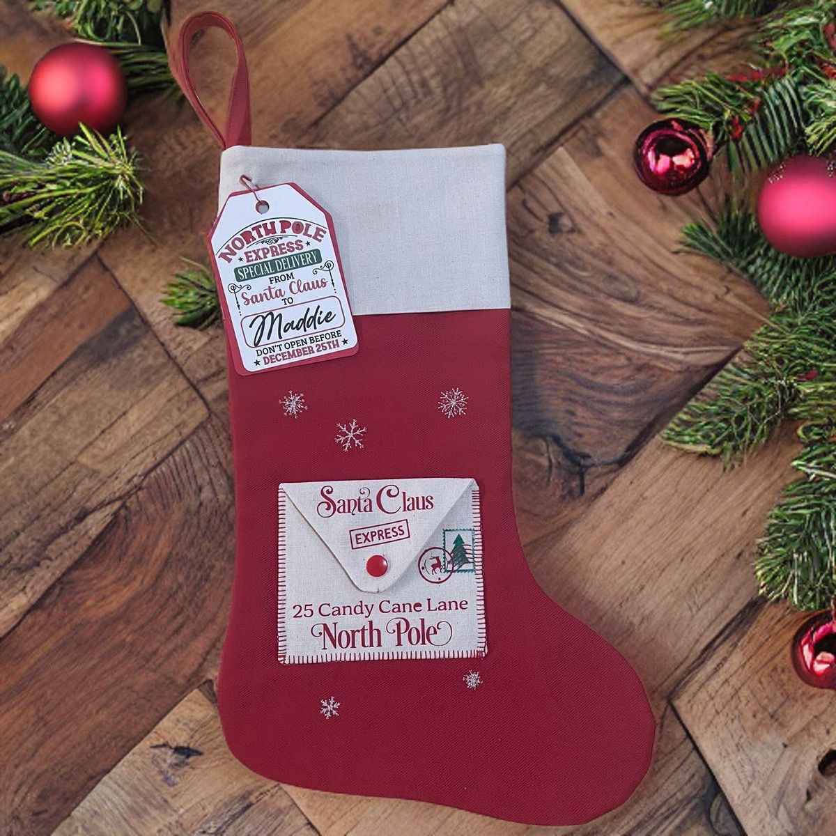 Christmas Stocking - Santa Letter