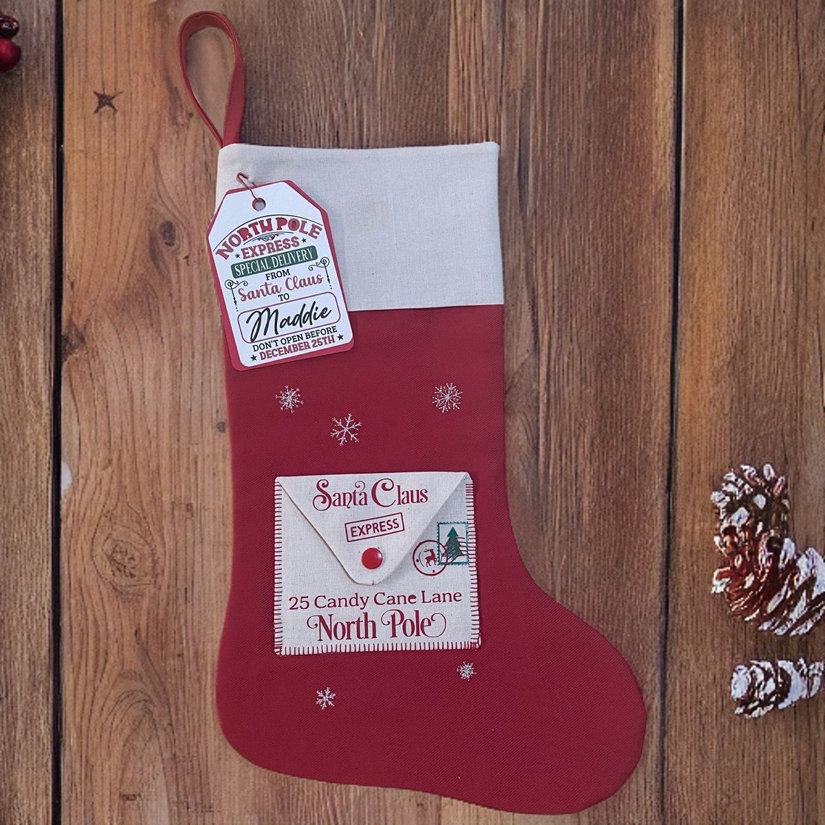 Christmas Stocking - Santa Letter