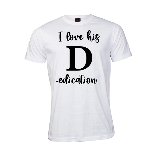 I love his D edication