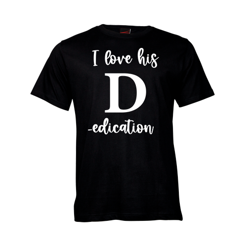I love his D edication