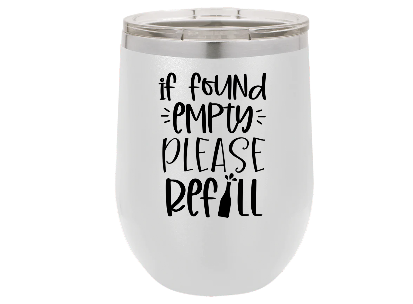 If found empty please refill