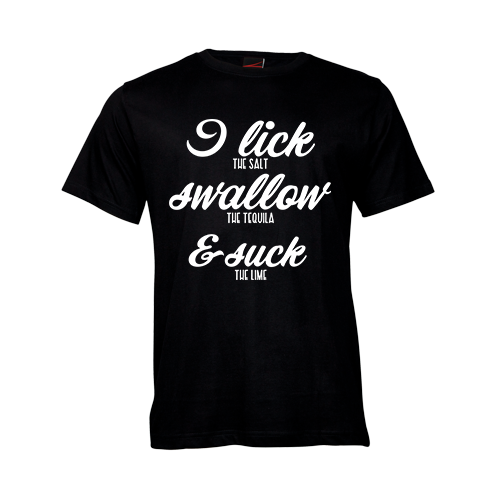 I lick the salt swallow the tequila and suck the lime
