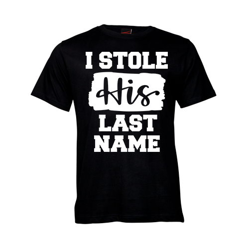 I stole his last name