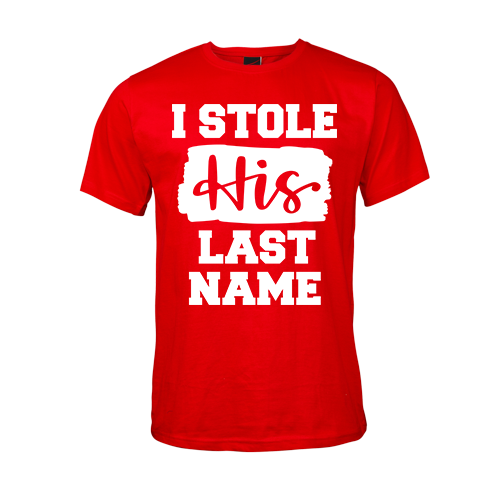 I stole his last name