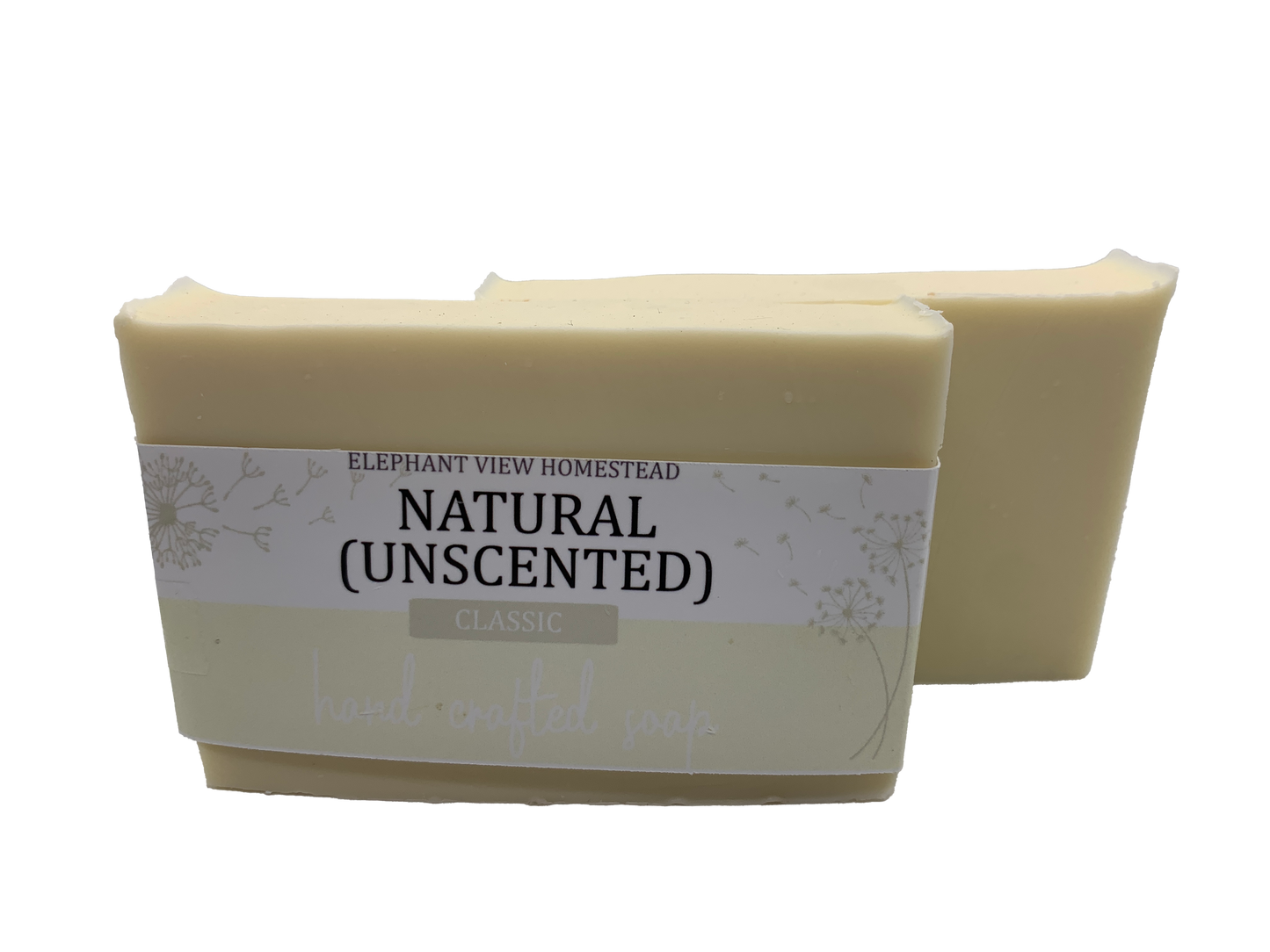 Natural - Unscented (Classic) Handmade soap
