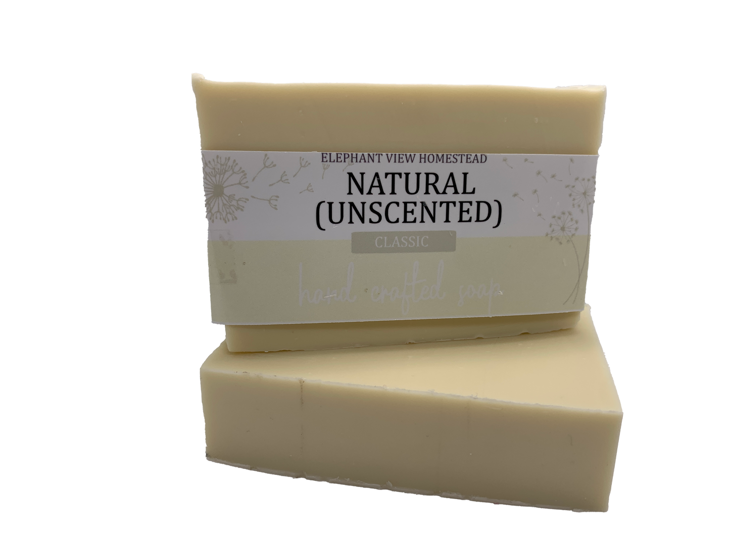 Natural - Unscented (Classic) Handmade soap