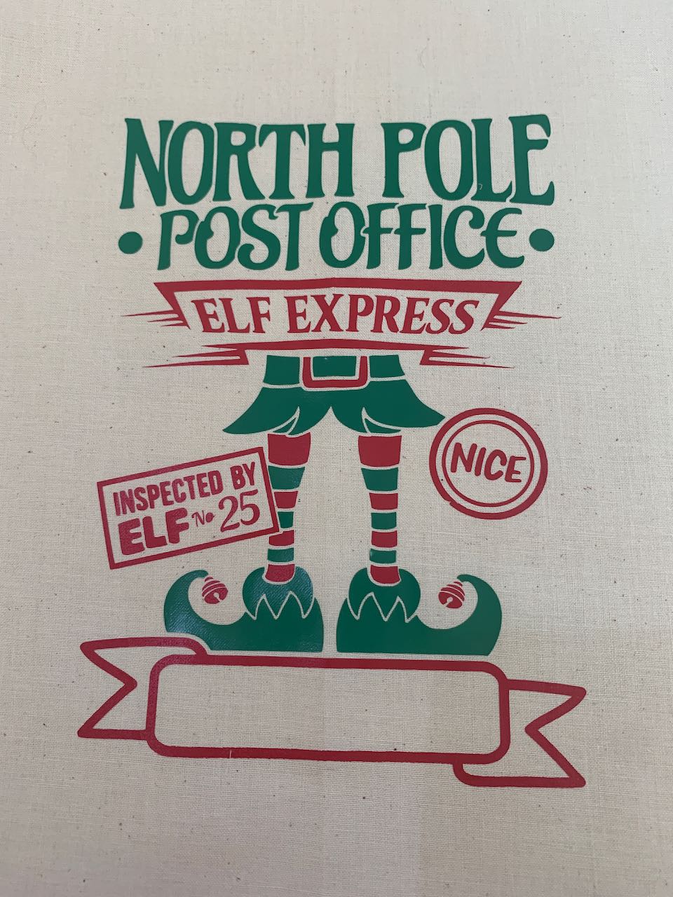 Santa Sacks - North Pole Post Office Elf Express