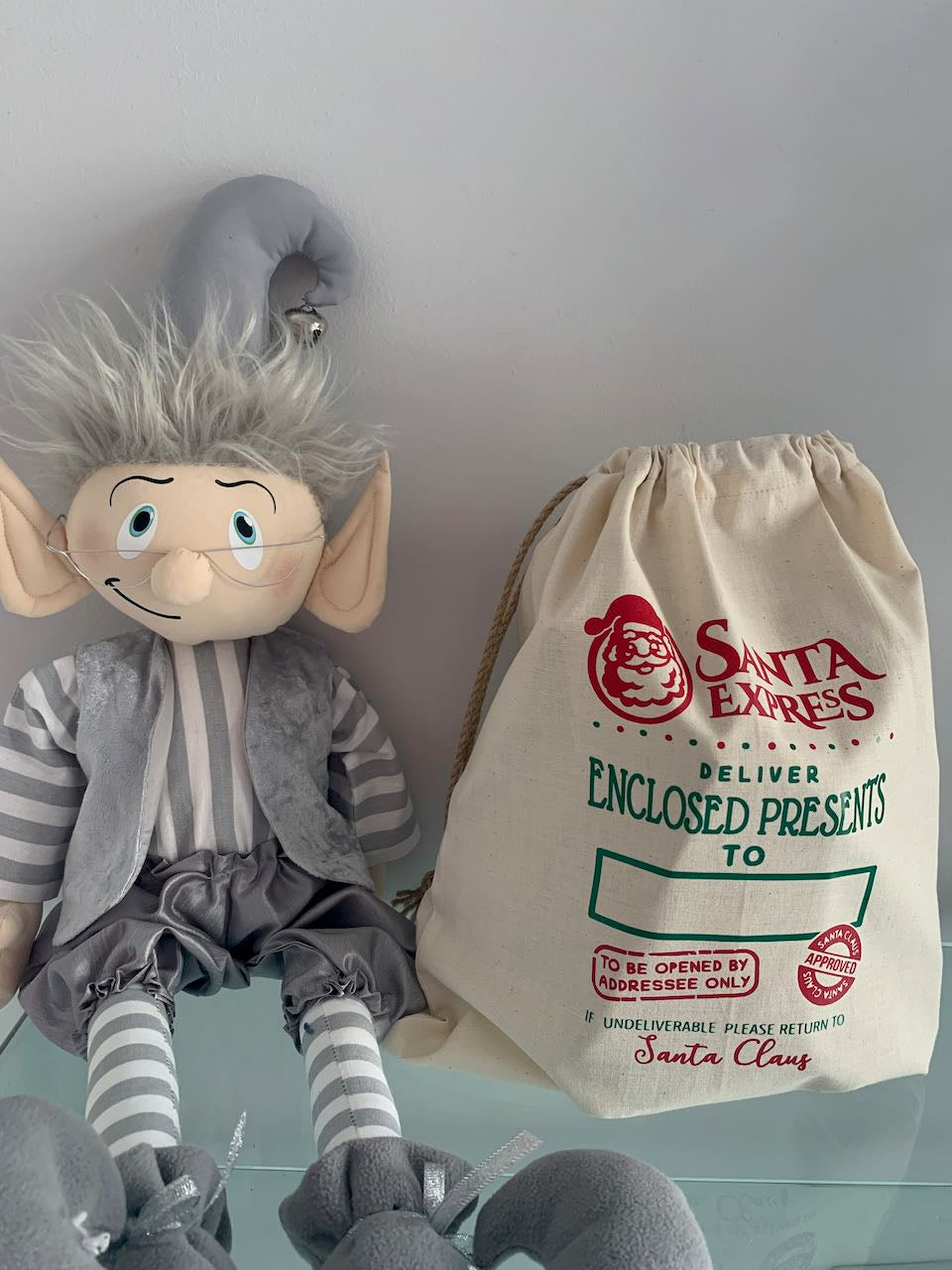 Santa Sacks - Santa Express deliver Enclosed Presents