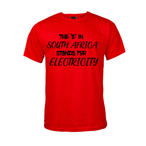 The e in South Africa stands for electricity