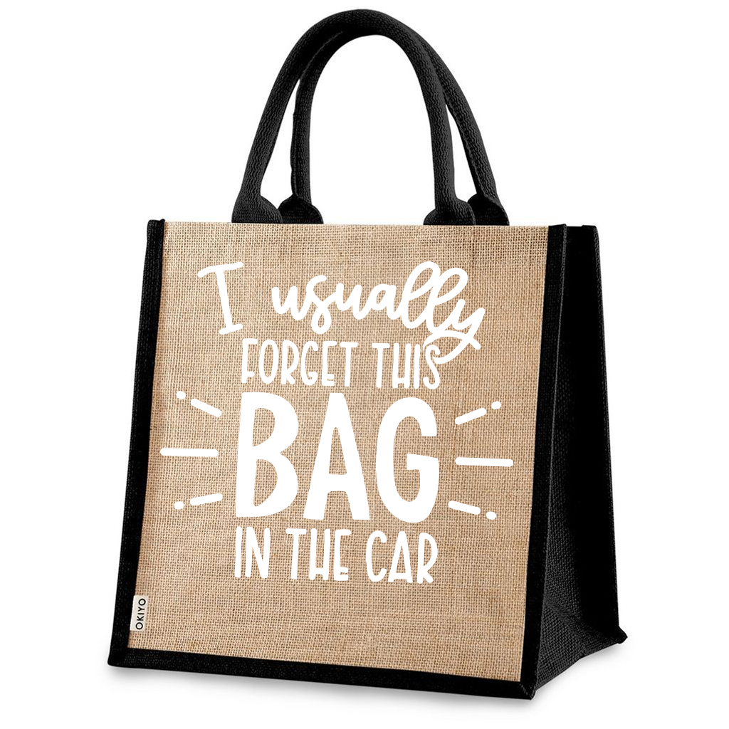 Jute Bag - I usually forget this bag in the car