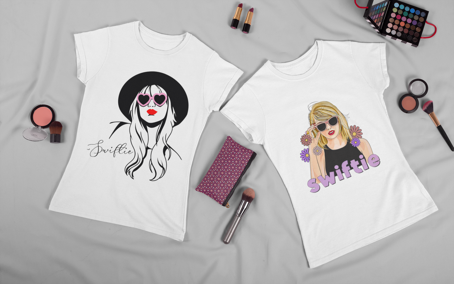 Taylor Swift - Swiftie Sunglasses and Hat T-Shirt