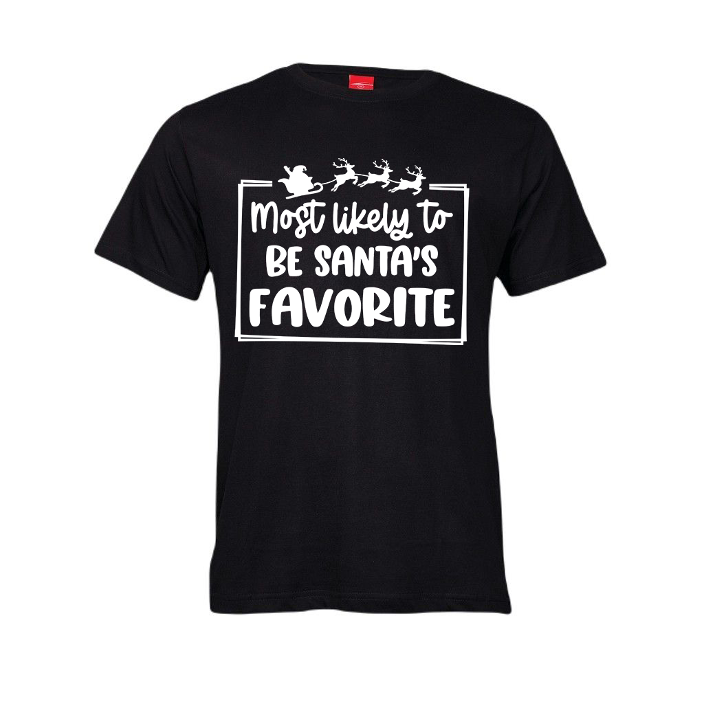 Christmas T-Shirt - Most Likely to be Santa's favorite