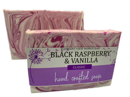 Black Raspberry & Vanilla (Classic) Handmade soap