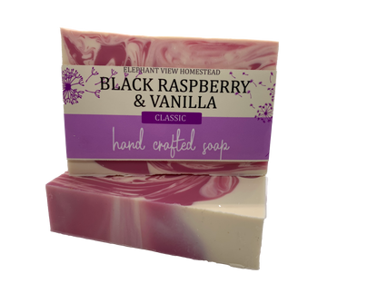 Black Raspberry & Vanilla (Classic) Handmade soap