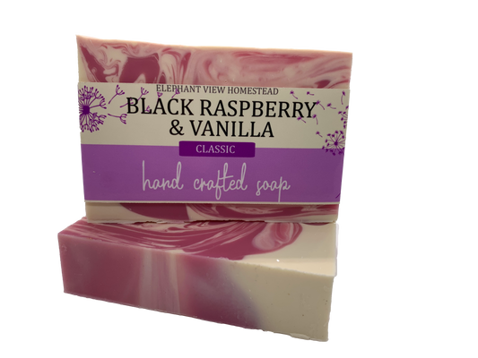 Black Raspberry & Vanilla (Classic) Handmade soap