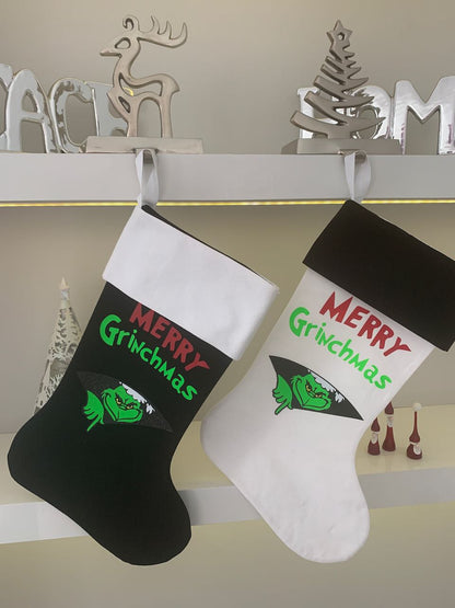 Christmas Stocking - Merry Grinchmass