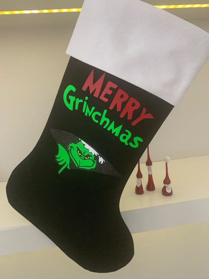 Christmas Stocking - Merry Grinchmass