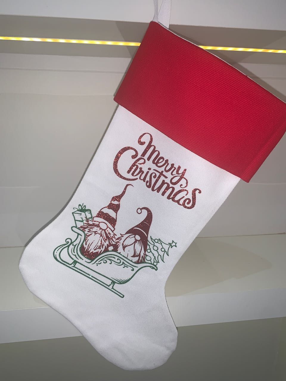 Christmas Stocking - Christmas Gnomes