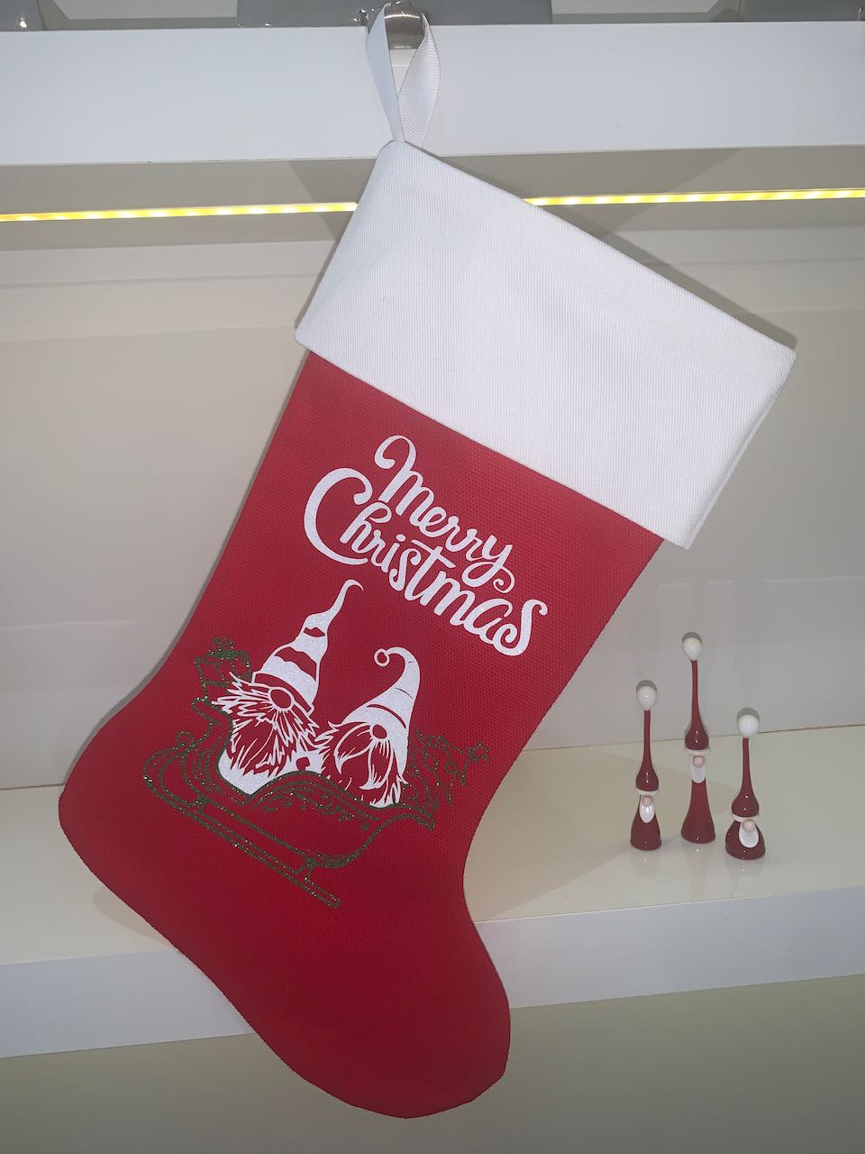 Christmas Stocking - Christmas Gnomes