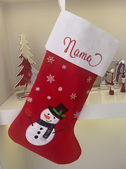 Christmas Stocking - Snowman