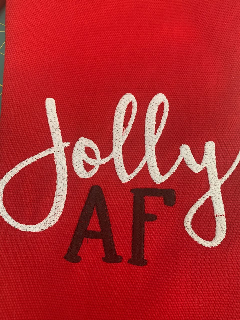 Christmas Stocking - Jolly AF
