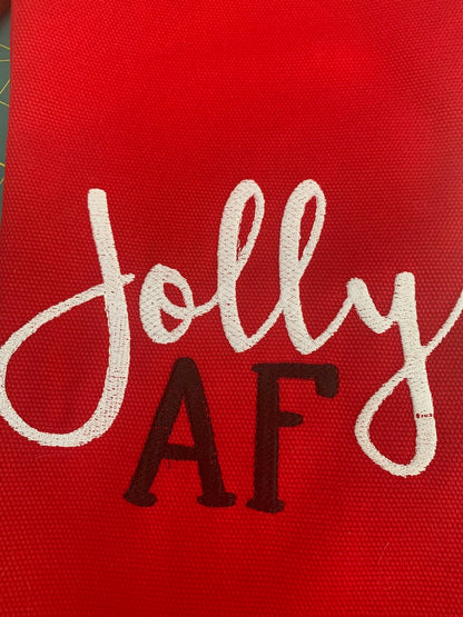 Christmas Stocking - Jolly AF