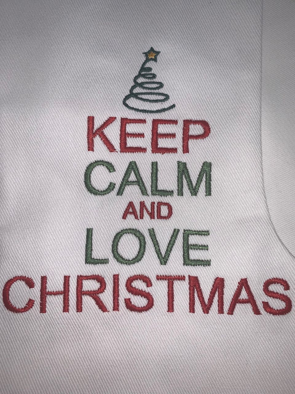 Christmas Stocking - Keep Calm and Love Christmas