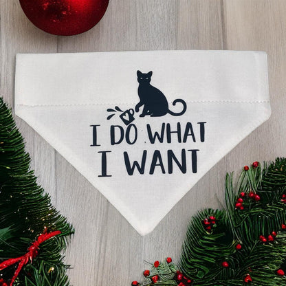 Pet Bandanas - Fits onto collar for cats or dogs
