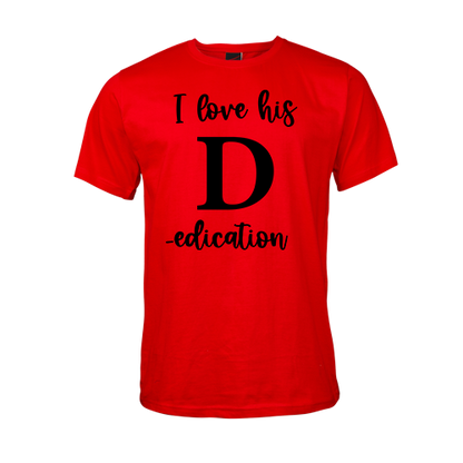 I love his D edication