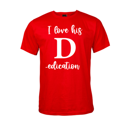 I love his D edication