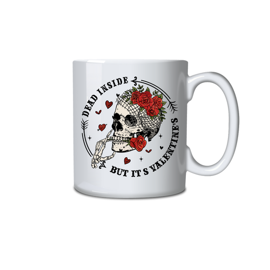 Dead inside but it's Valentine's Skeleton
