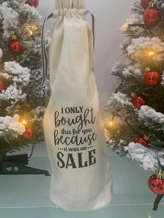 Bottle Gift Bag - I only bought this because it was on sale