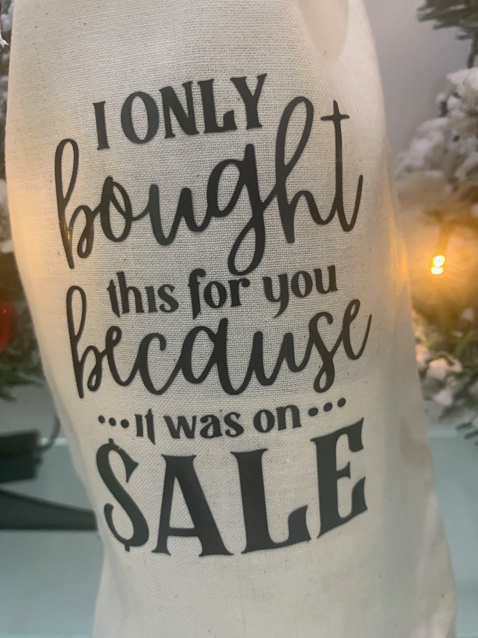 Bottle Gift Bag - I only bought this because it was on sale