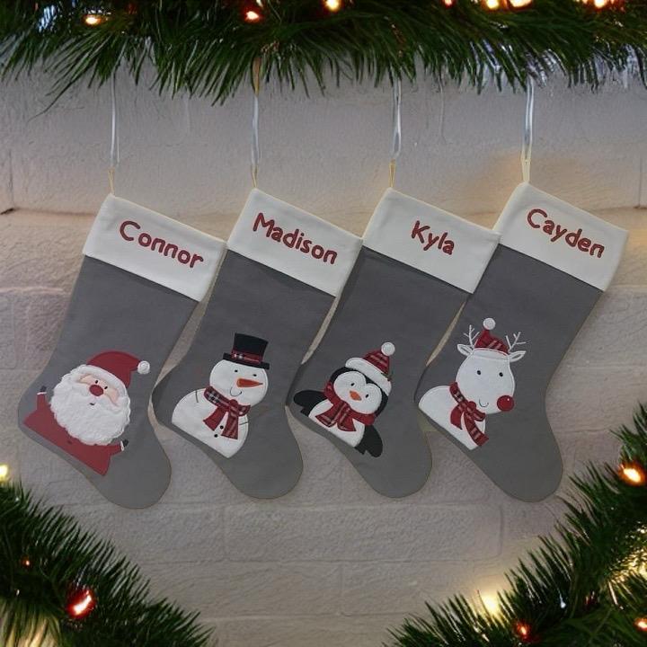 Christmas Stocking - Christmas Characters