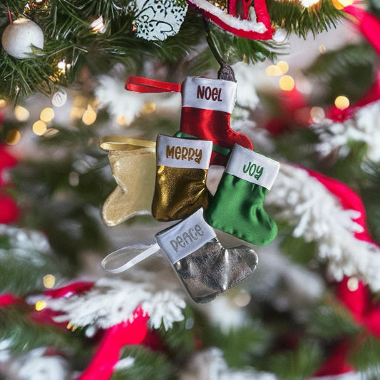 Mini Christmas Stocking Decoration