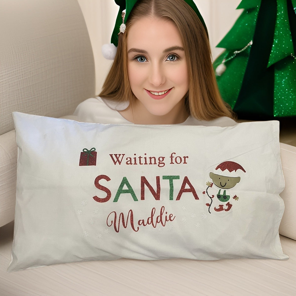 Waiting for Santa Pillowcase
