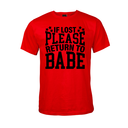 If lost please return to babe