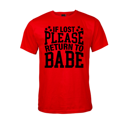 If lost please return to babe