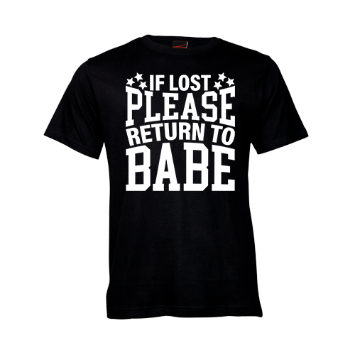 If lost please return to babe