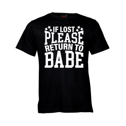 If lost please return to babe