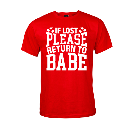 If lost please return to babe