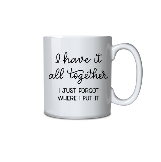 I have it all together - I just don't remember where I put it