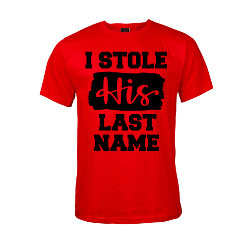 I stole his last name