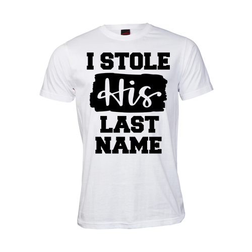 I stole his last name