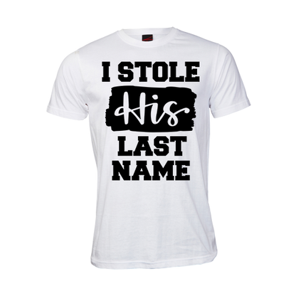 I stole his last name