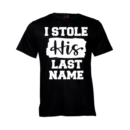 I stole his last name