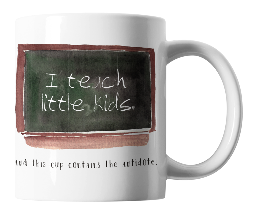 I teach little kids and this cup contains the antidote
