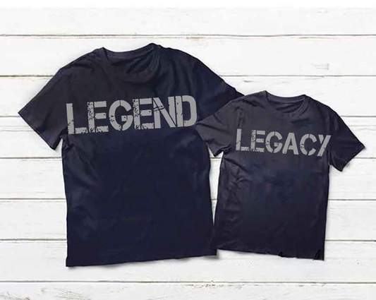 Legend Legacy Shirts for Dad and Son