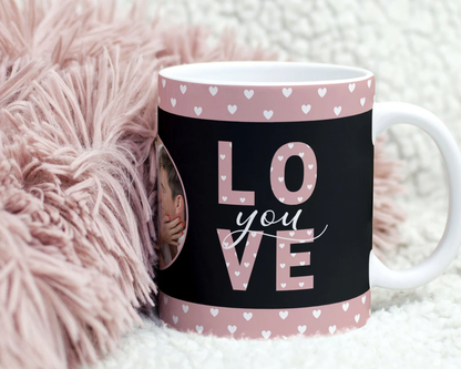 Love you (with photo) Pink and Black