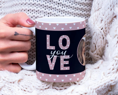 Love you (with photo) Pink and Black